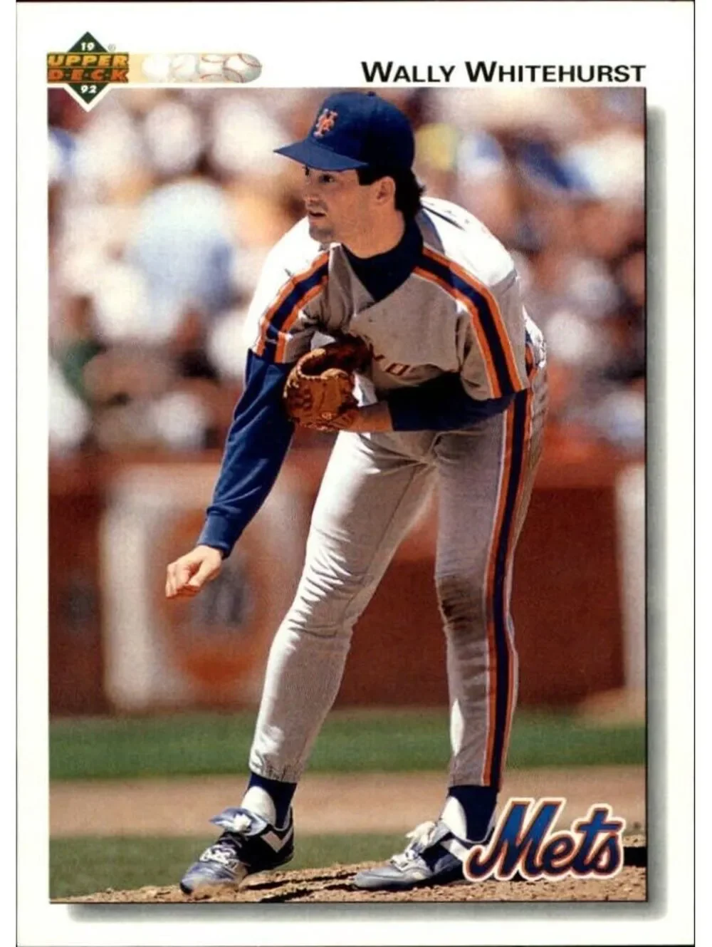 Wally Whitehurst 1992 Upper Deck MLB #414 Baseball Card New York Mets